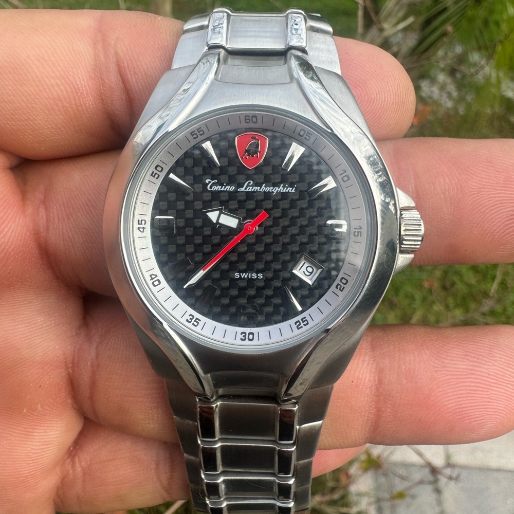 Torino Lamborghini Swiss Made stainless steel Men’s watch 🔥